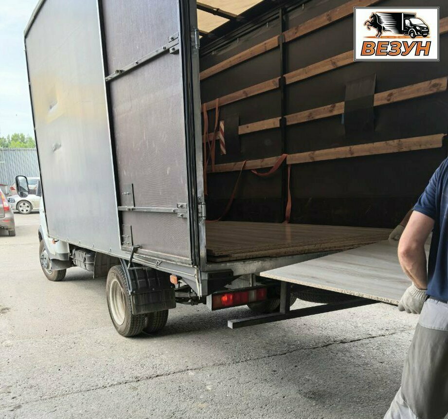 Доставка и вывоз фанеры, OSB, пластика и мебели на Газели в Томске и Северске