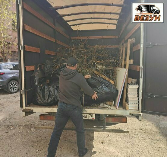 Грузчики погружают саженцы и декоративные деревья в Газель в Аникино