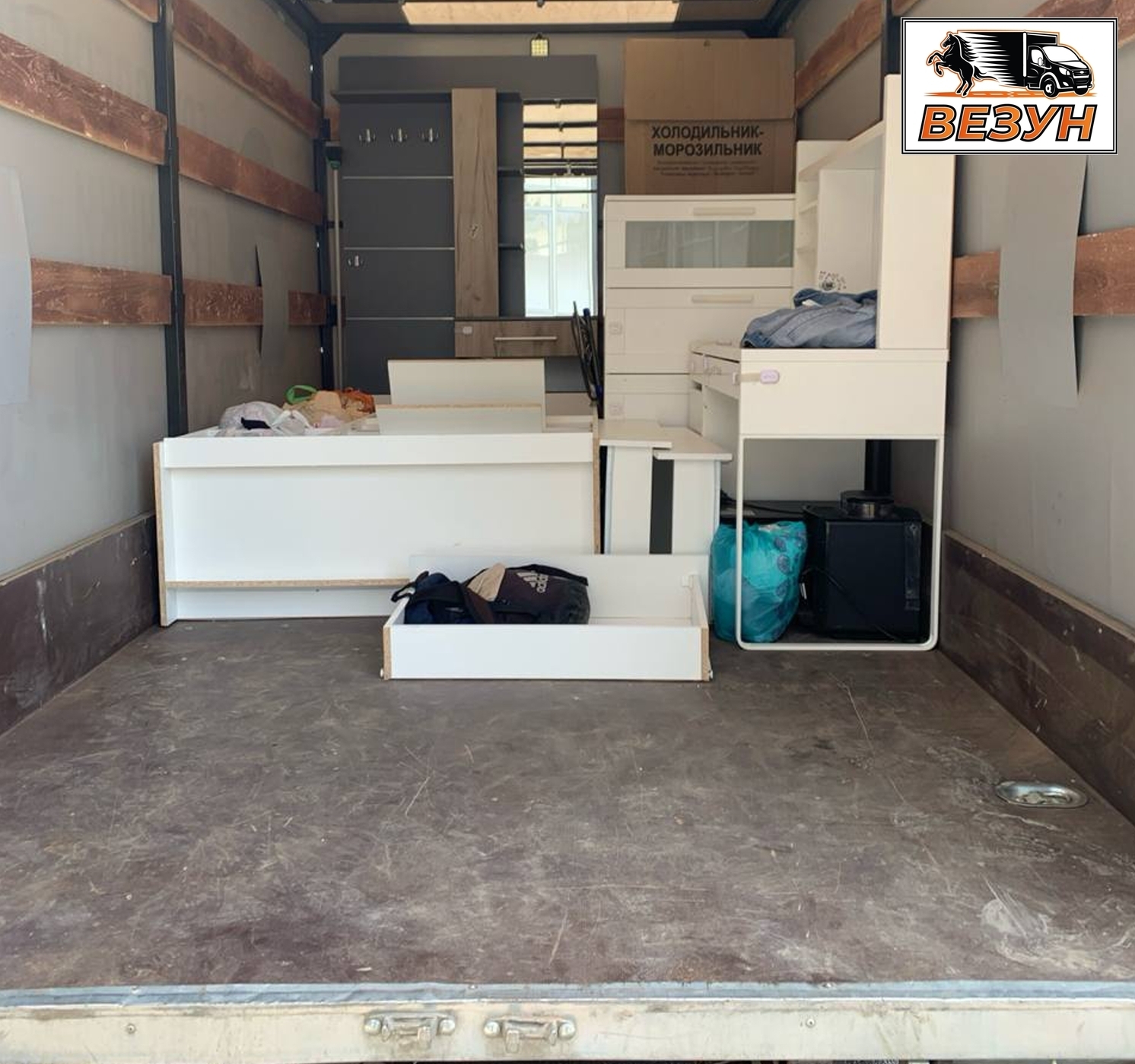 Переезд в частный дом в Северске — доставка мебели на Газели